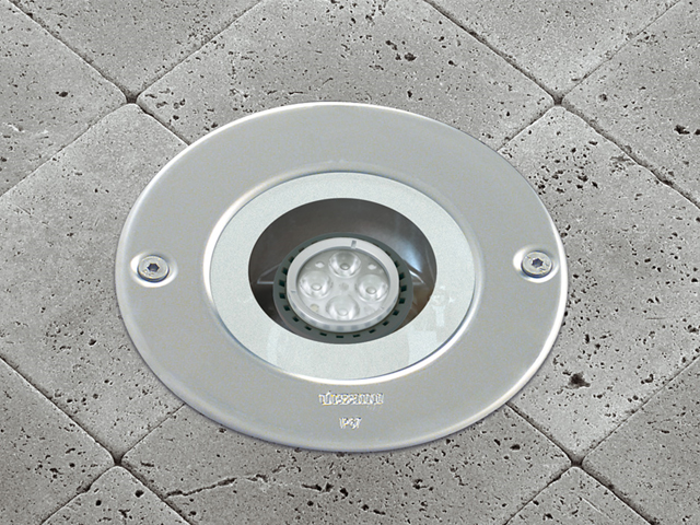 Foco Ext Emb Piso LED 14W 1600lm 3K Inox Usar C/997666130 530793-00 — Disano — Disano