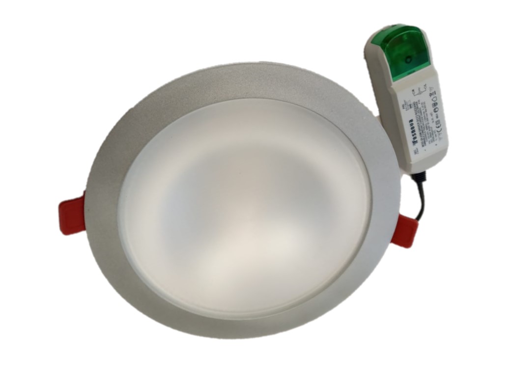 Foco LED Embutido 32W 240mm 3K IP54 Plata Ecolex 4 Basic 278615825 — Darlux — Darlux