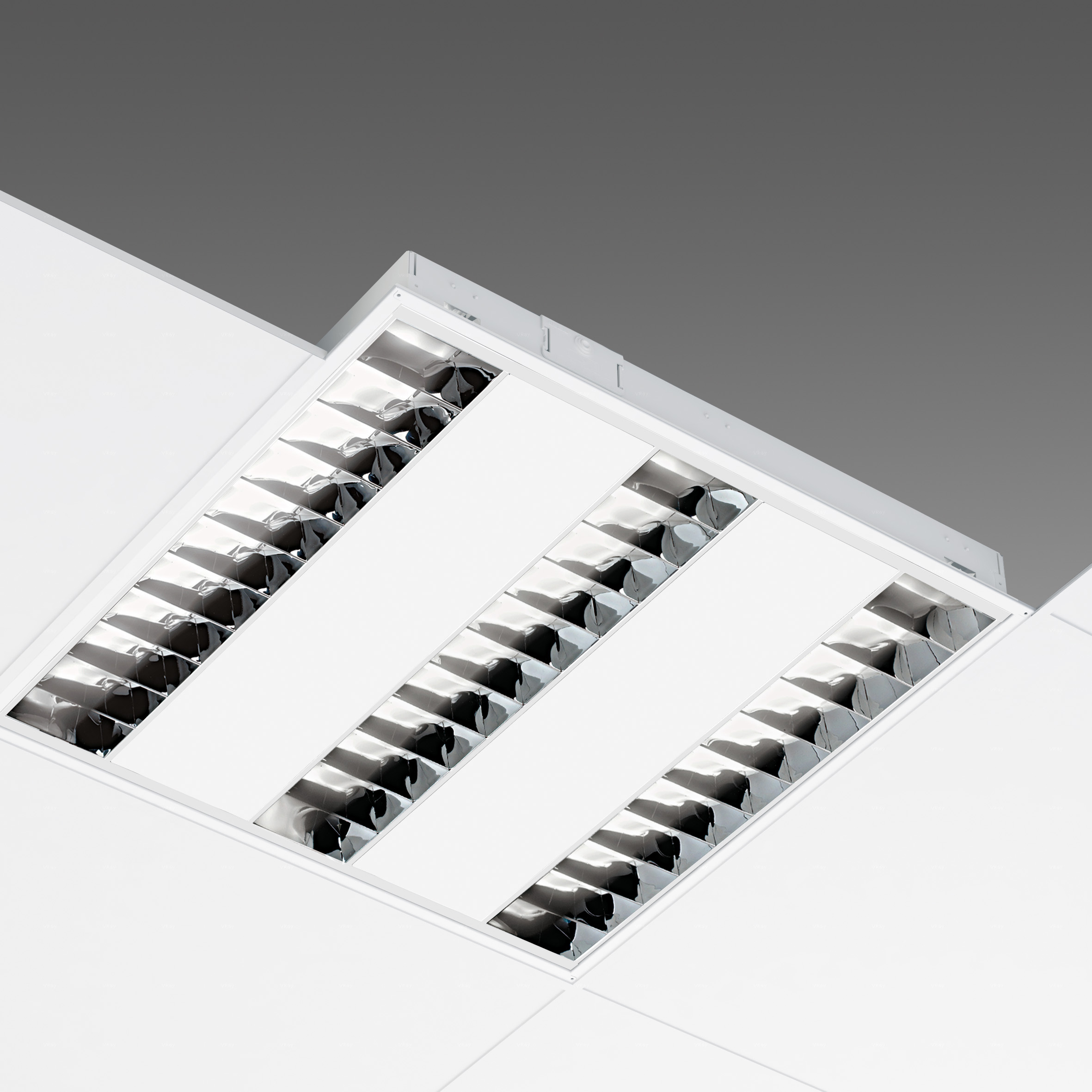Equipo EMB CIELO LED 25W 3900LM 4K 60x60 LOUVER ANTID 153534-00 Disano — Disano
