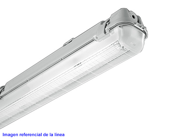 Equipo HERMETICO 1x58W/E POLIC HYDRO IP66 16453200 Disano — Disano