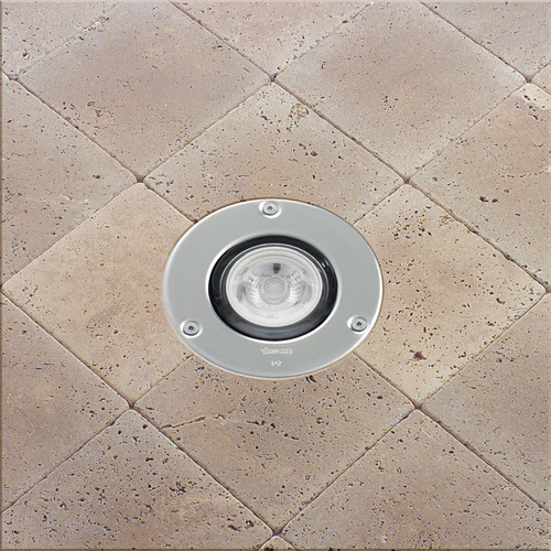 Foco Ext Emb Piso LED 6W GU10 600lm 3K IP67 38-Inox 530710-00 — Disano — Disano