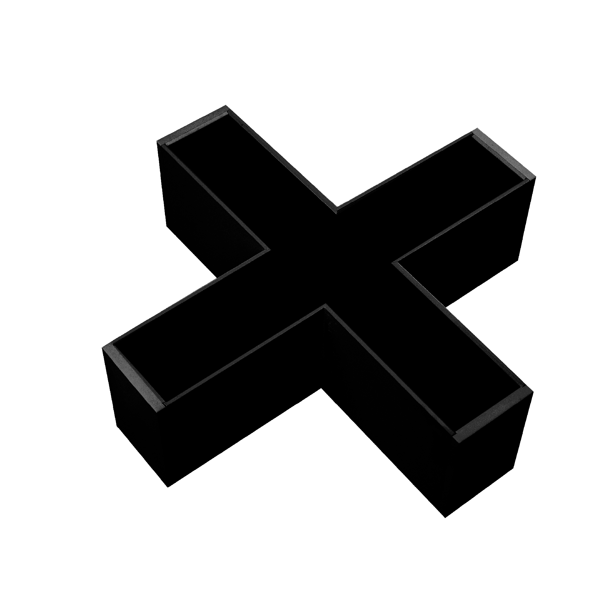 Accesorio Para Lineal X 13-18W 3-4-6K 250x250x75mm Negro 259529625 — Darlux — Darlux