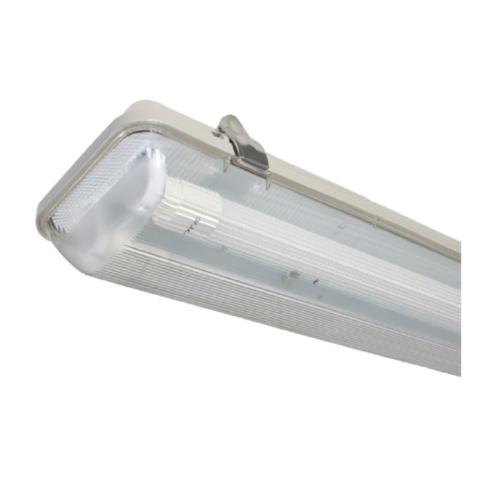 Equipo Hermetico T8 2x36W Policarbonato IP65 + Emergencia 1,5 Hrs Ecolux 259573525 — Darlux — Darlux