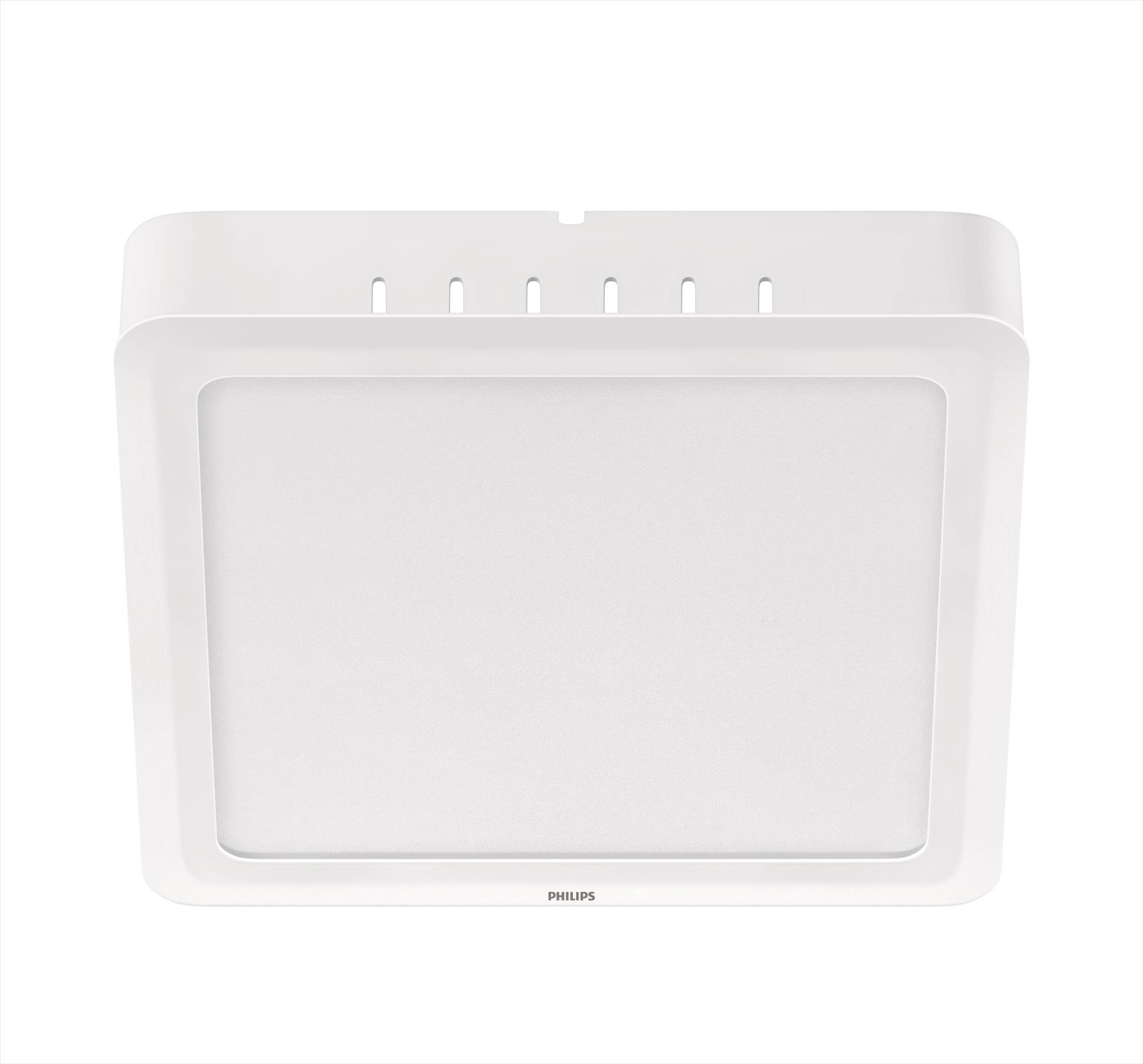 Foco Downlight LED Sobrepuesto Cuadrado Flat DL252 2000lm 6.500K 24W 11 929002348301 — Philips — Philips