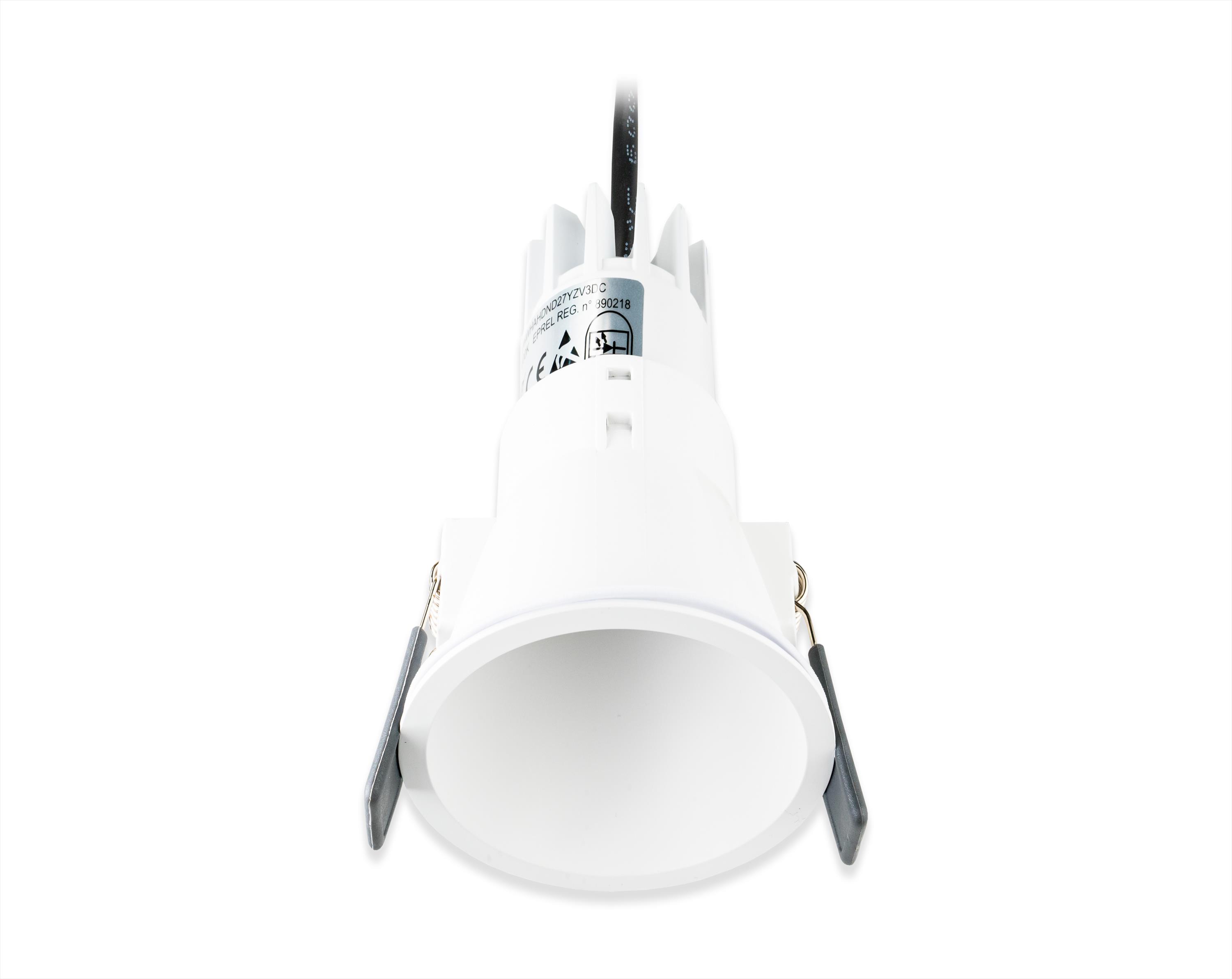 Foco LED Emb. 8W 3K 680lm IP65 92x97mm CRI90 Negro 1278616225 — Darlux — Darlux