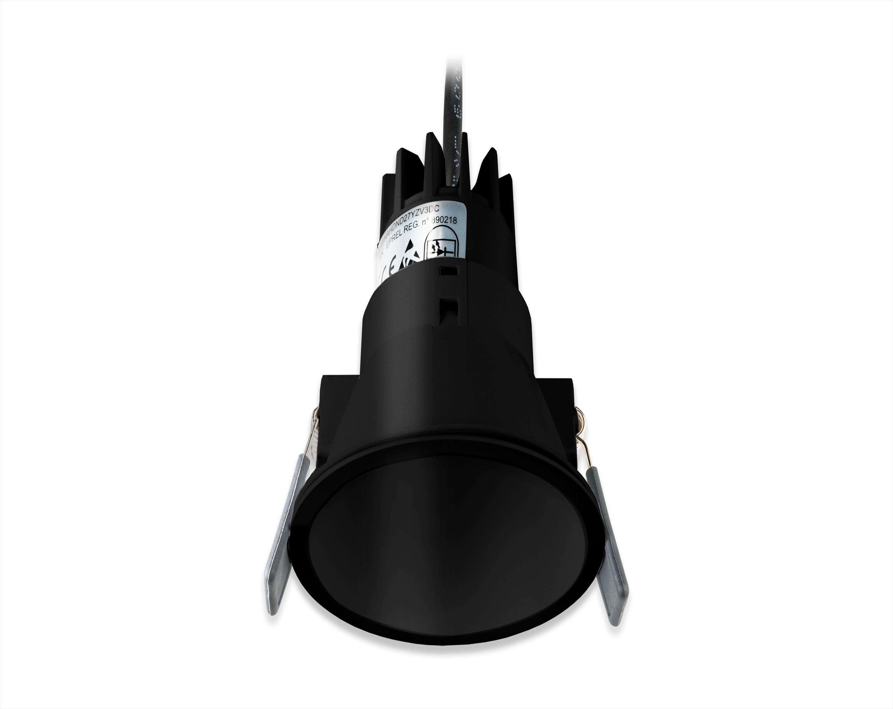 Foco LED Emb. 8W Dali Negro 3K 680lm IP65 92x97mm CRI90 1278616525 — Darlux — Darlux