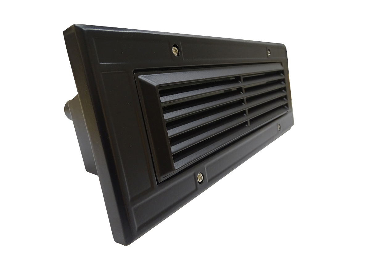 Equipo Exterior Embutido a Muro con Rejilla Negro Max 60W E/27 209102425 — Darlux — Darlux