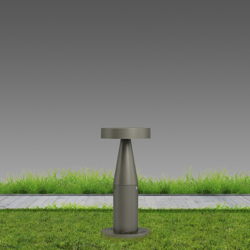 Luminaria Bolar LED 13W 1200lm 4K H:300mm IP65 Grafito 511140-00 — Disano — Disano