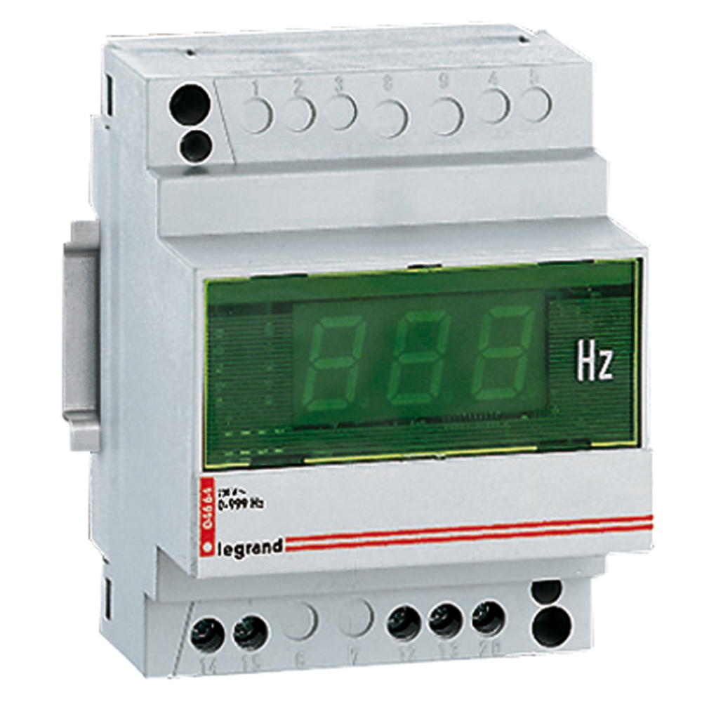 Frecuencimetro Digital Riel DIN 4664 — Legrand — Legrand