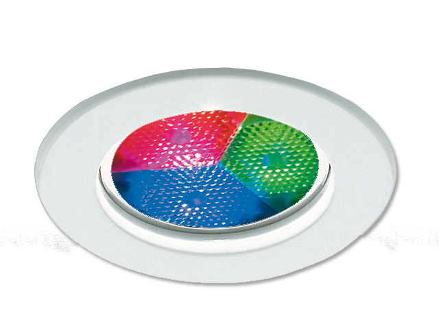 Foco LED Emb 12W RGB IP43 Blanco Sin Control Remoto 6391600 — Fosnova — Fosnova