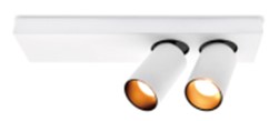 Foco LED Sobrepuesto Blanco Dirigible 2x11W 3K CRI90 Twins 278607125 — Darlux — Darlux