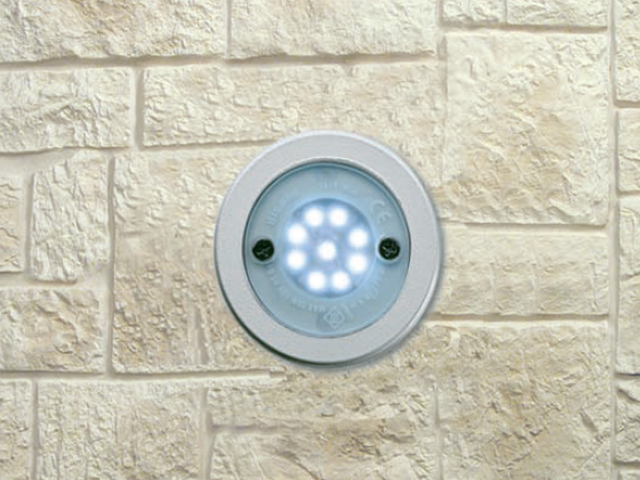 Foco Ext Emb Muro LED 0.6W 24V IP54 Alum Usar C/997660130 o 997663130 53067400 — Disano — Disano