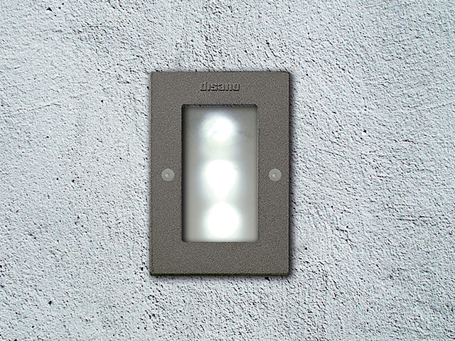 Foco Ext Emb Rect Con Powerled Ambar 1.4W 530694-73 — Disano — Disano
