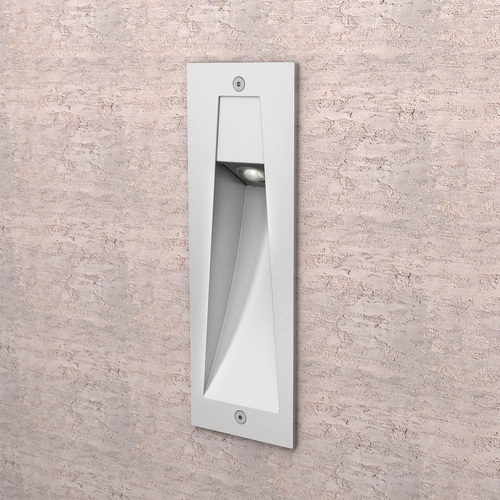 Foco Ext Emb Muro LED 2.6W 32K 145lm Asim IP65 Plata 22084273-00 — Disano — Disano