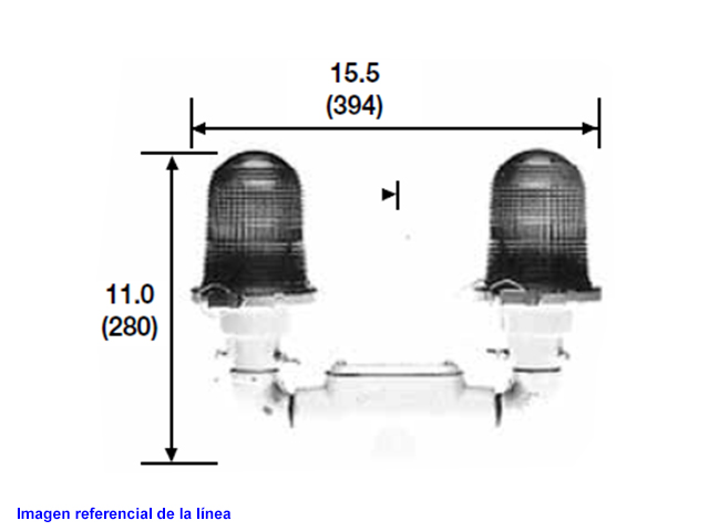 Ch Luces Obstruccion Doble 50021-GR 50021-100-GR — Crouse Hinds — Crouse Hinds