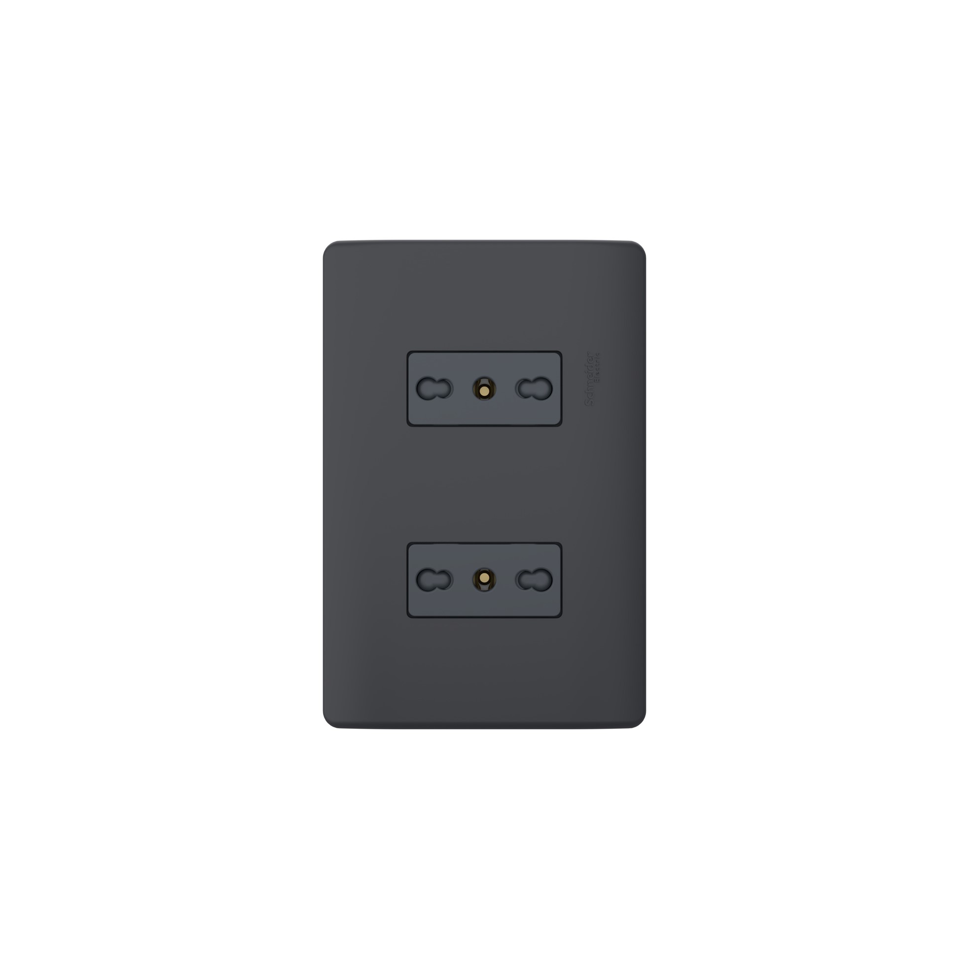 Placa Genesis Armada con Toma Corriente Doble 10/16A 2P+T MWD60826 — Schneider Electric — Schneider Electric