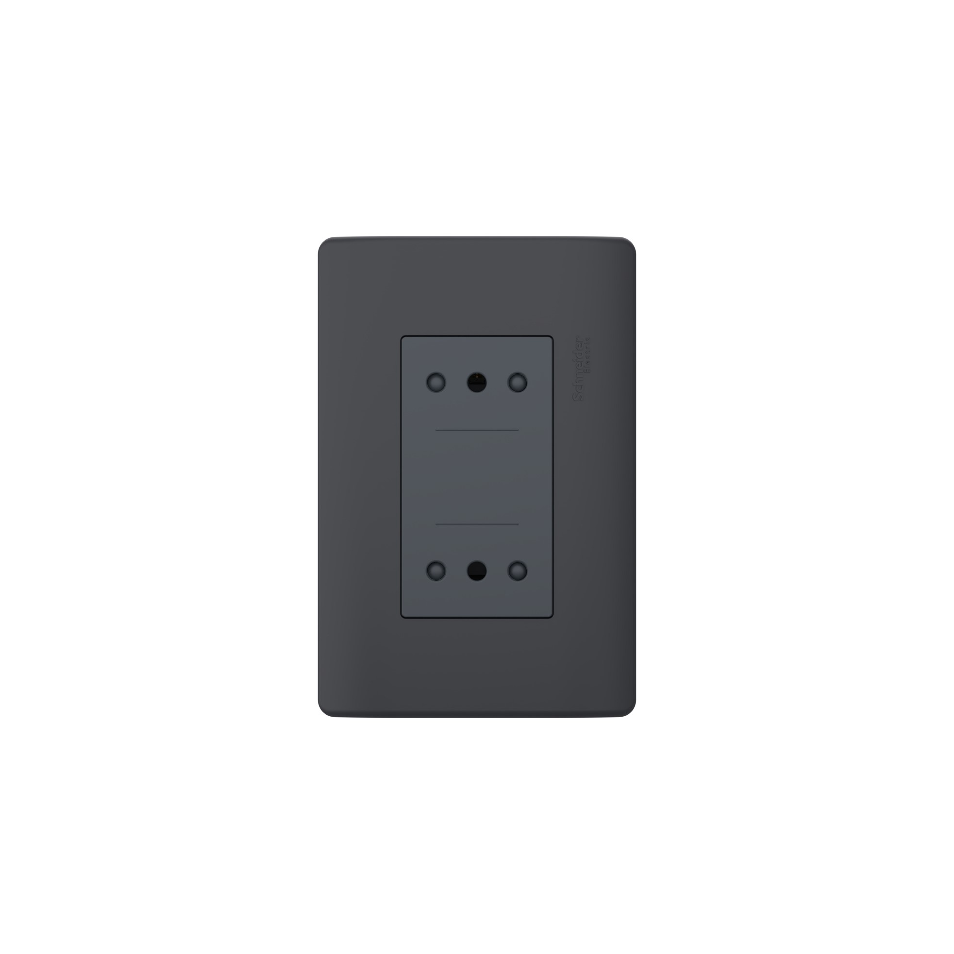 Placa Genesis Armada Duplex 10A 2P+T Monoblock MWD60626 — Schneider Electric — Schneider Electric