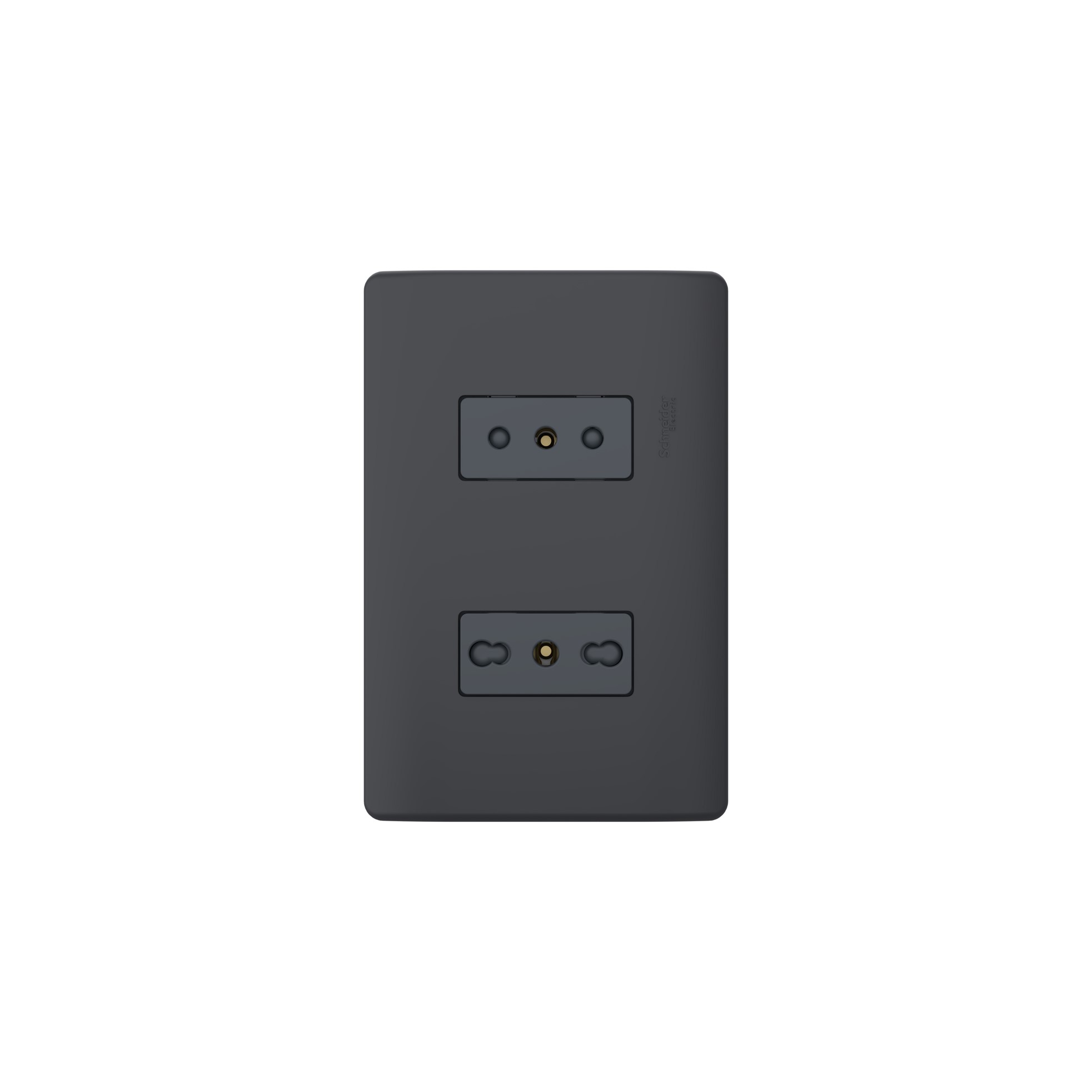 Placa Genesis Armada con Toma Corriente 10/16A + Toma 10A MWD60946 — Schneider Electric — Schneider Electric