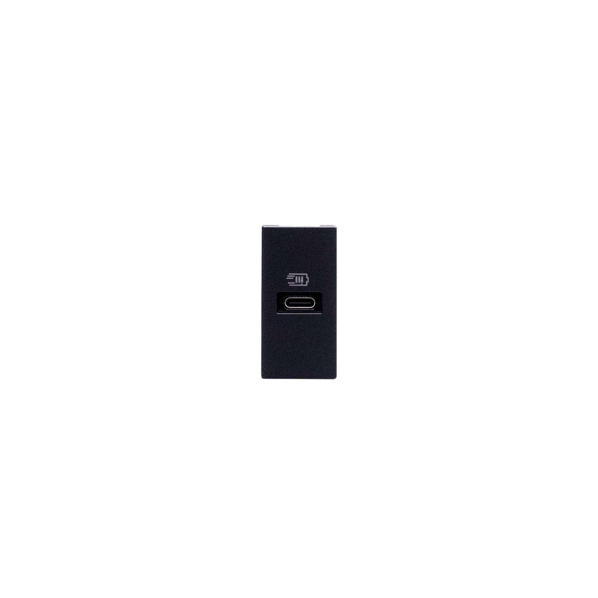 Cargador USB C Pd 1 Módulo Negro JB4192C — BTicino — Bticino