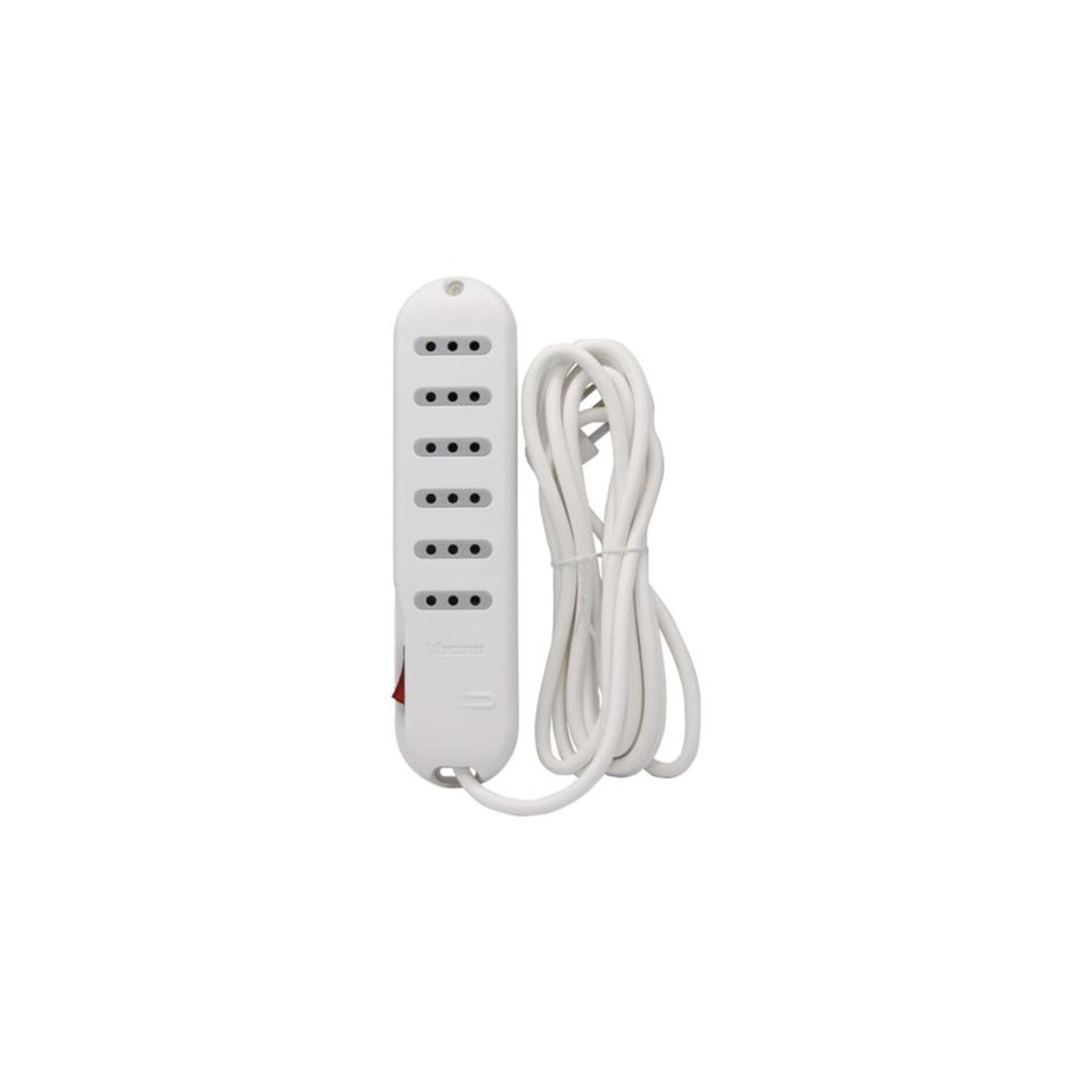 Alargador Multiple 6P 10A 2P+T 3MTS Bl S3630DBM3 — BTicino — Bticino