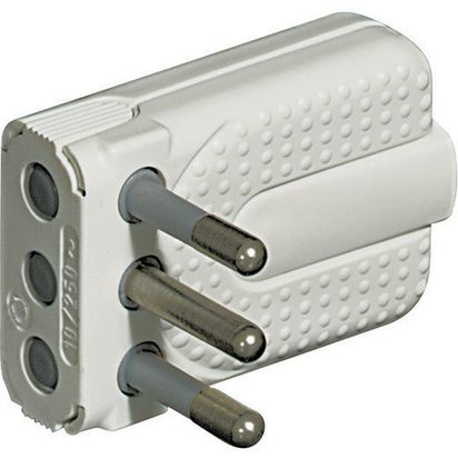 MCHO S/REC 2P+T 10A BLANCO S2465TAE Bticino — Bticino