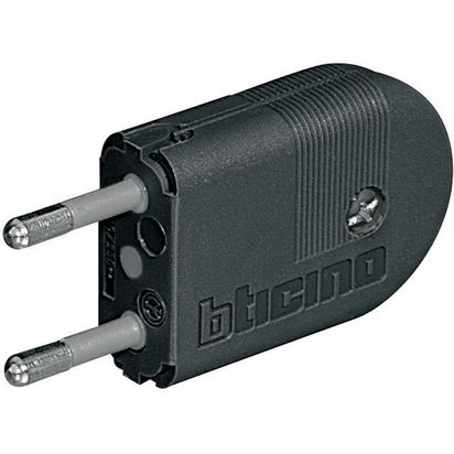 Macho sin inc 2P 10A gris S2492GE S2492GE — Bticino — BTicino