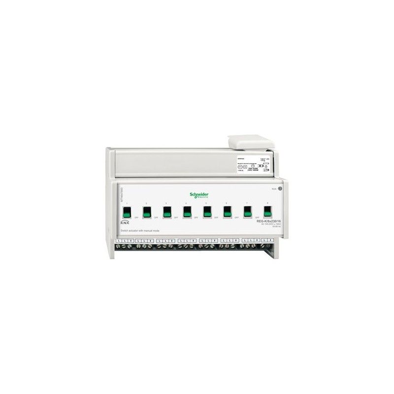 Knx Actuador Rele/ 8CH 230VAC/16A Manual MTN647893 — Schneider Electric — Schneider Electric