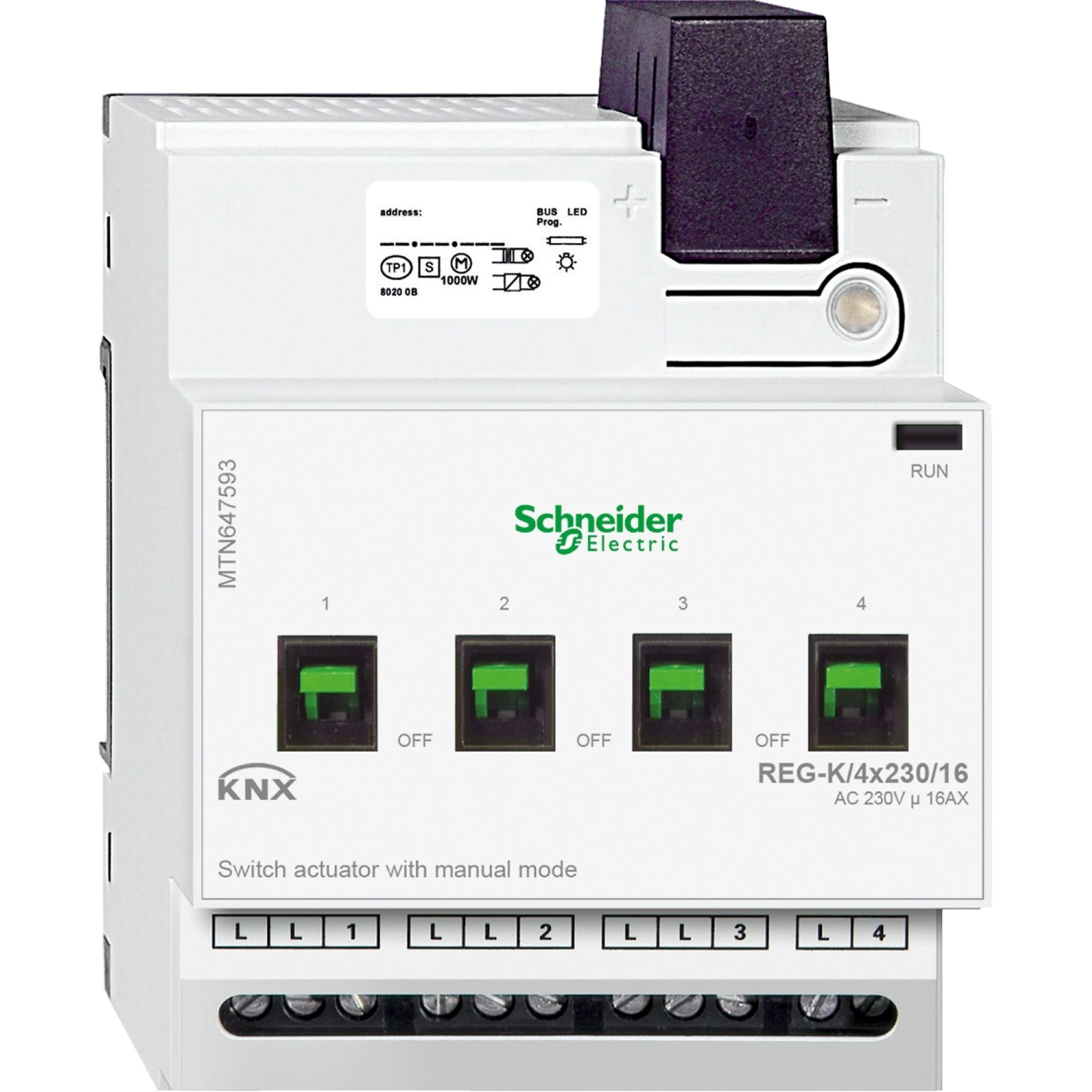 Knx Actuador Binario 16A MTN647593 — Schneider Electric — Schneider Electric