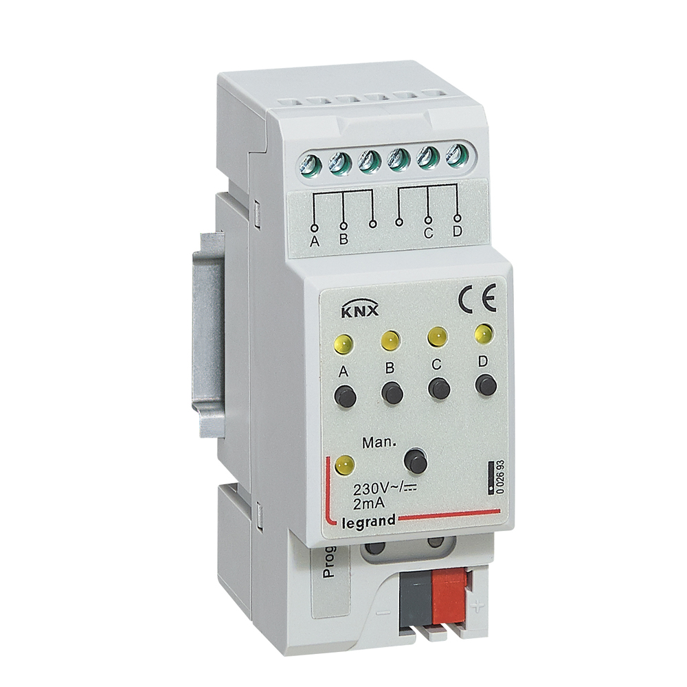 Interfaz Binaria Knx 4 Canales 265VAC/DC 2693 — Legrand — Legrand