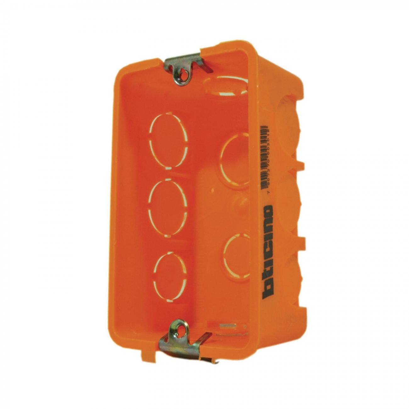 CAJA TABIQUERIA EMBUTIDA PLASTICO NARANJA 503T Bticino — Bticino