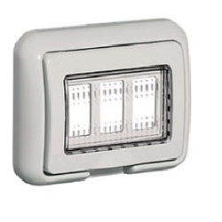 Tapas para Instalaciones en la Intemperie Idrobox Color Balnco 25603B — BTicino — Bticino