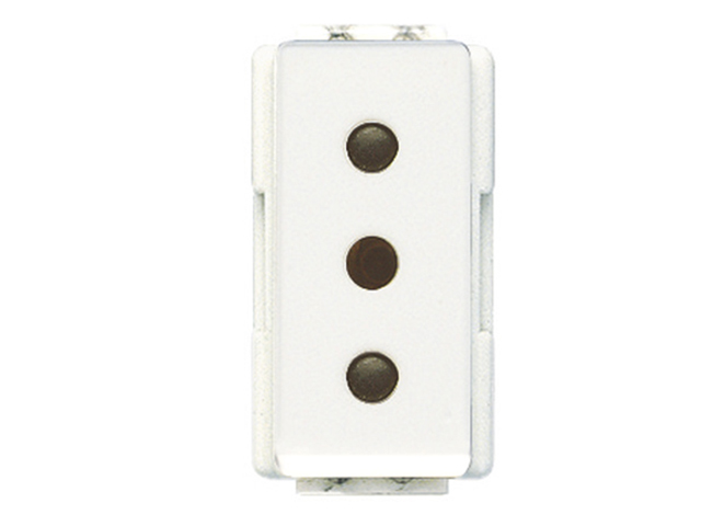Enchufe Hembra 10A Modus Plus Color Blanco E2113BN — BTicino — Bticino