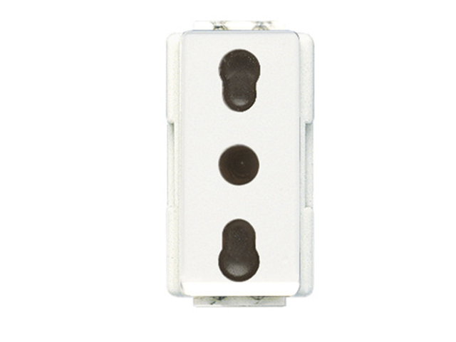 Enchufe Hembra 10/16A Modus Plus Color Blanco E2180BN — BTicino — Bticino