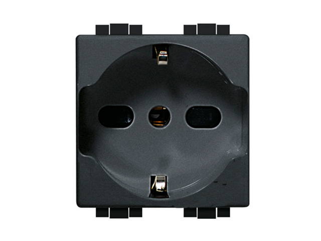 Hembra Mod L&L Schuko 10/16A Ng L4140_16 — BTicino — Bticino