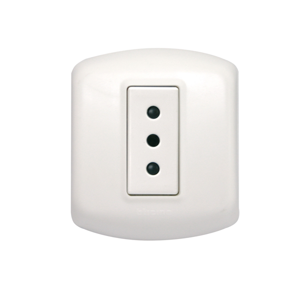 Enchufe Hembra Modus Plus Sobrepuesta Casquete Color Blanco CAL1105BN — BTicino — Bticino