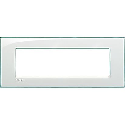 Tapa L&L Rectangular 7P Aguamarina LNA4807kA — BTicino — Bticino