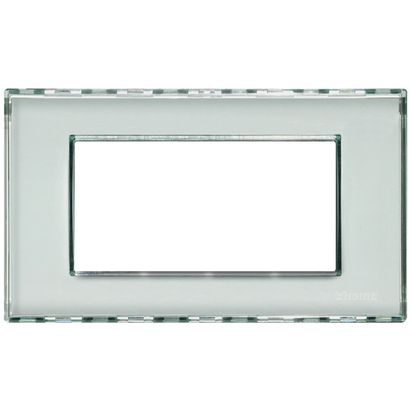 Placa Transparente 4 Modulos Livinglight LND4804KR — BTicino — Bticino