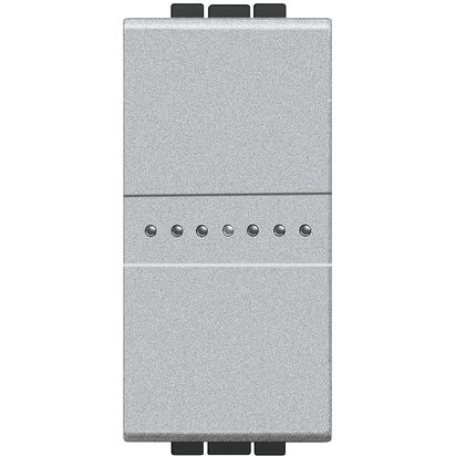 Interruptor MOD L&L 9/12 1P AXIAL GRIS NT4051N Bticino — Bticino