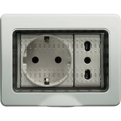 Caja Idrobox Intemperie IP 55 3 Modulo 25503 — BTicino — Bticino