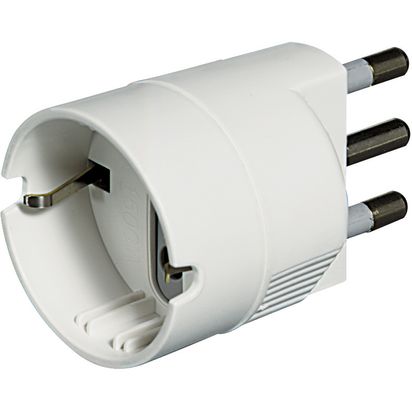 Adaptador Schuko 16A Color Blanco S3624D — BTicino — Bticino