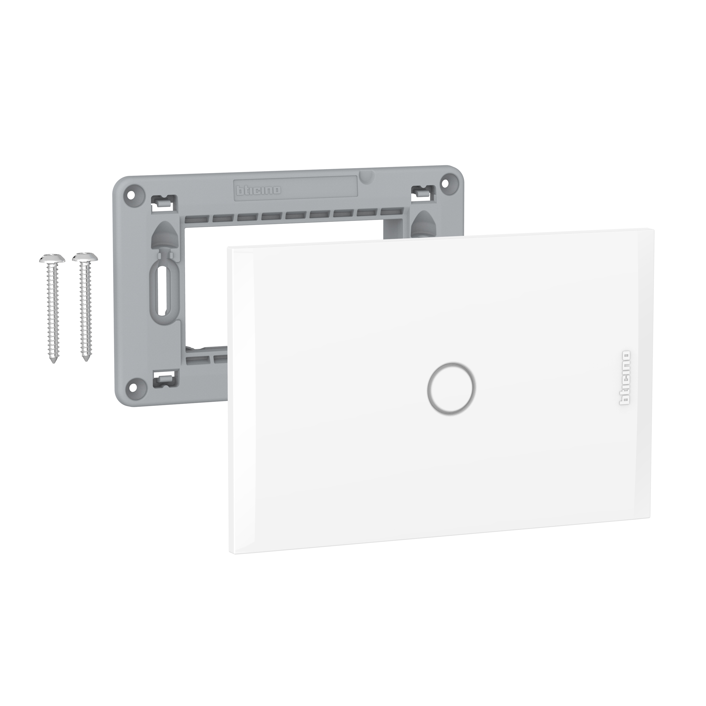 Placa Ciega Blanca con Soporte AF5S0EB — BTicino — Bticino