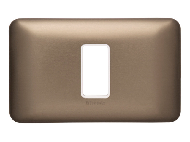 Placa 1 Modulo Magic Nea Color Titanio M903M1TI — BTicino — Bticino