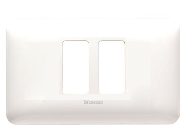 Placa 2 Modulos Magic Nea Color Blanco M903M2BN — BTicino — Bticino