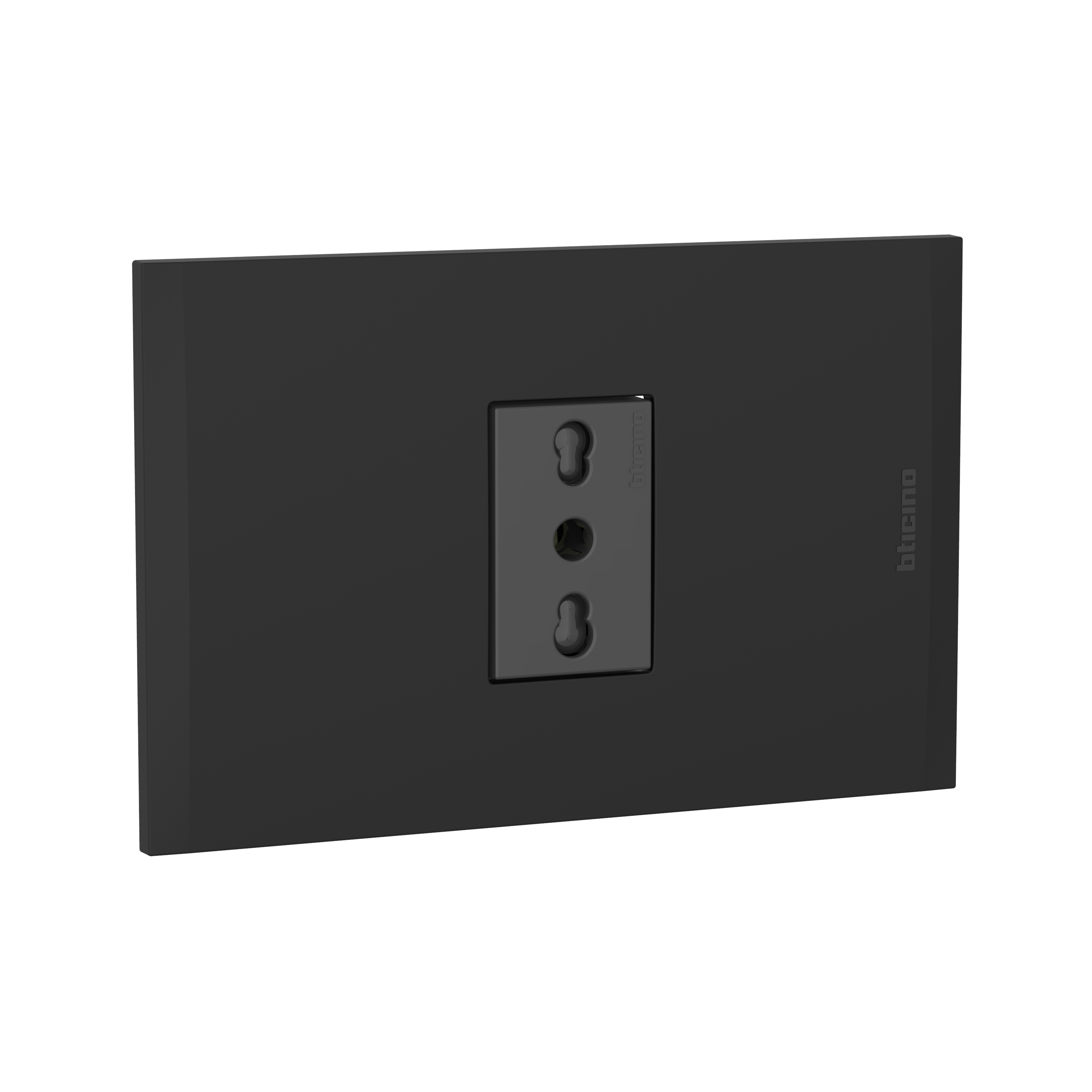Toma 10/16A Antracita PL1P Black AF2180E1ANG — BTicino — Bticino