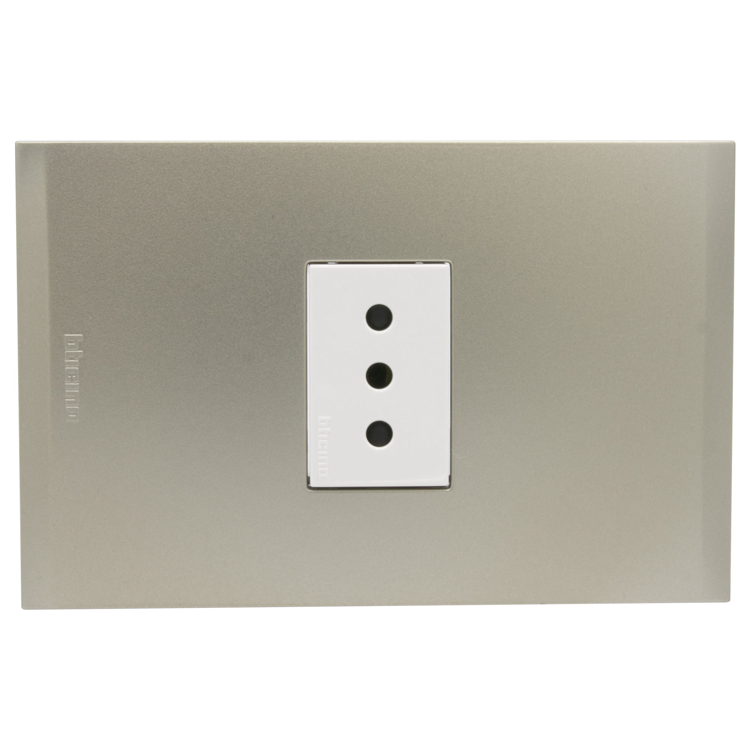 Toma 2P+T 10A Blanca PL1P Perla AF2113E1BNA — BTicino — Bticino