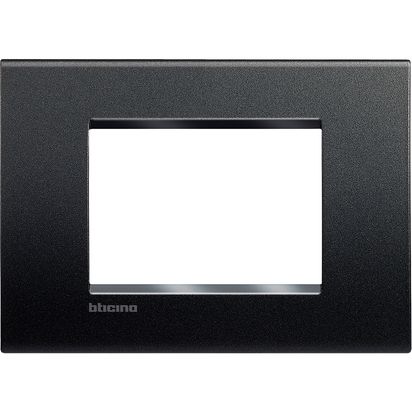 Tapa L&L Rectangular 3P Antracita LNA4803AR — BTicino — Bticino