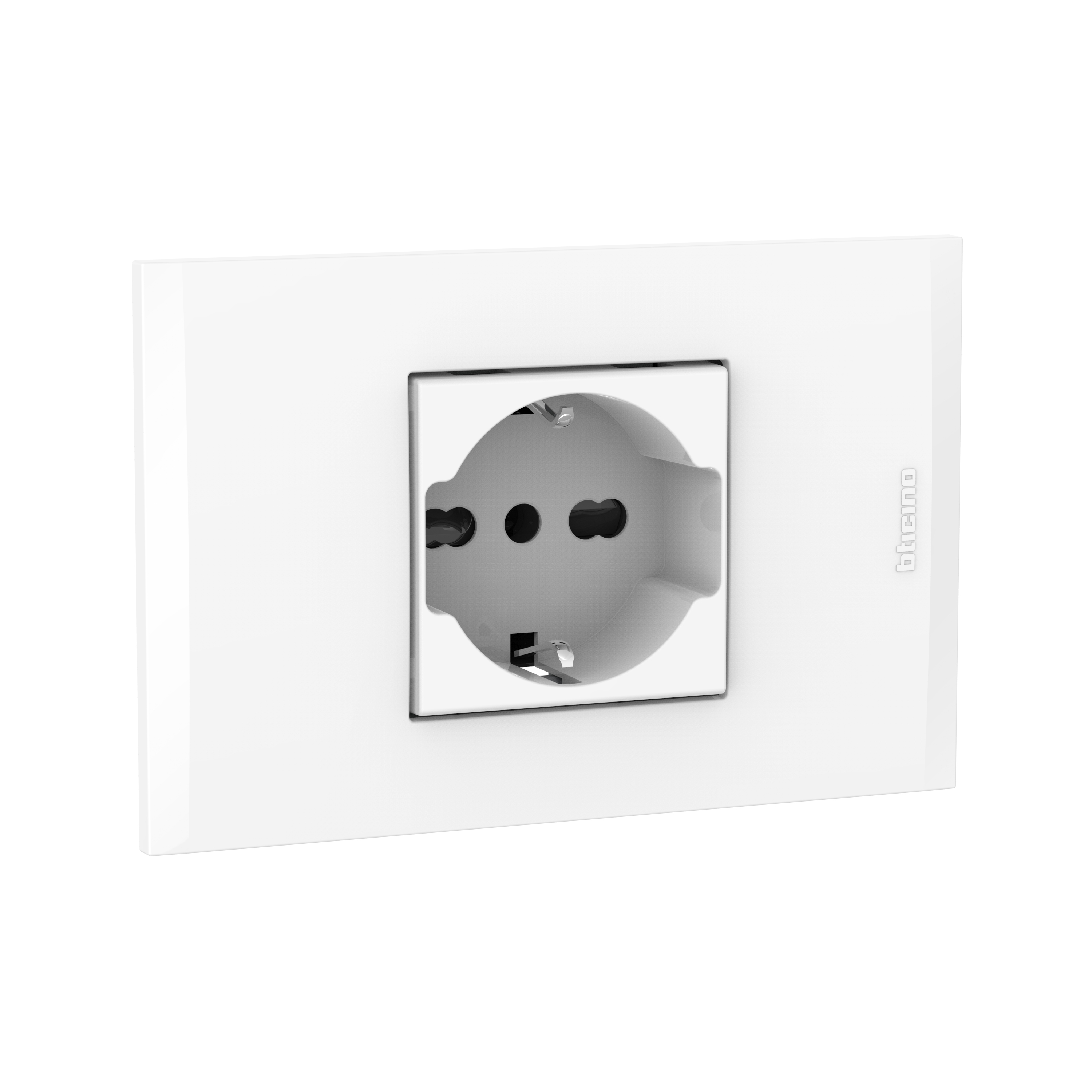 Toma Schuko Universal Blanco PL2P Blanca AF2150EB — BTicino — Bticino
