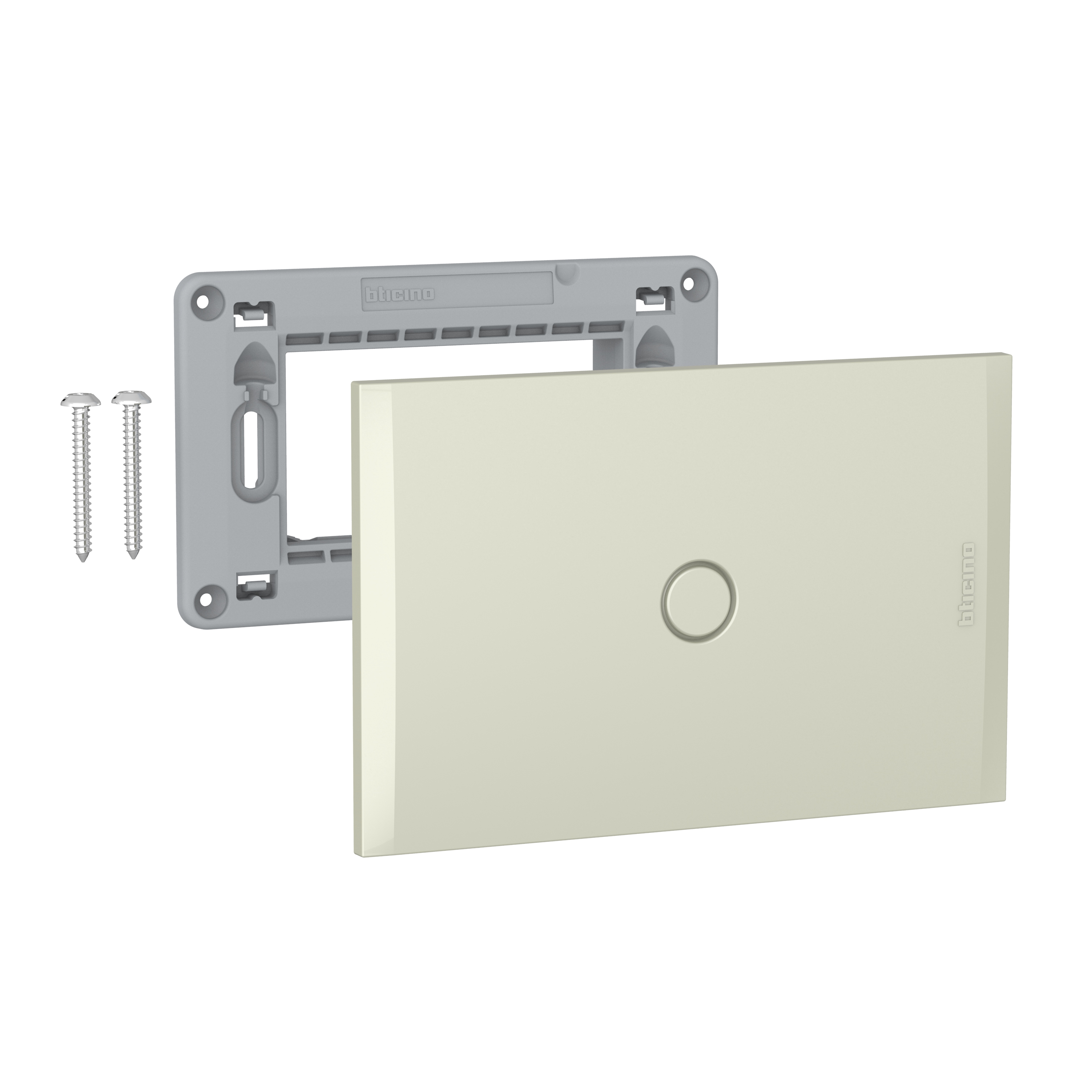 Placa Ciega Perla con Soporte AF5S0NA — BTicino — Bticino