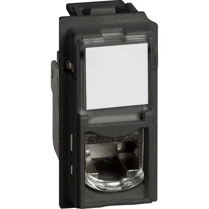 Toma RJ45 STP CAT6A Negro Lnow KG4279C6AS — BTicino — Bticino