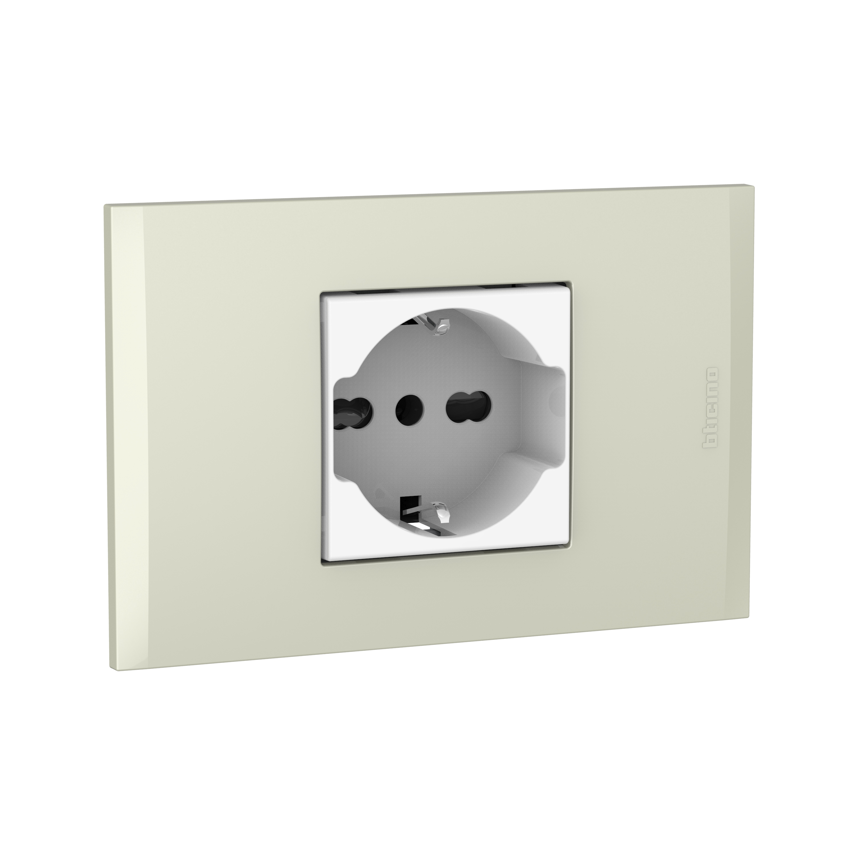 Toma Schuko Universal Blanco PL2P Perla AF2150EBNA — BTicino — Bticino